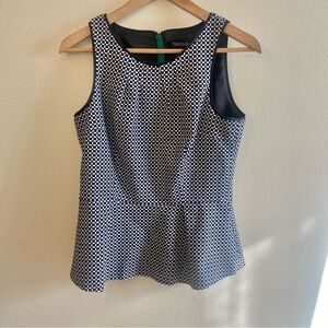 Like new WHBM Peplum top size 6